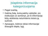 Informacijos laisvės ribojimas 15 puslapis