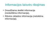 Informacijos laisvės ribojimas 7 puslapis