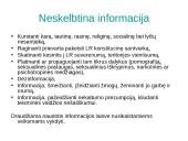 Informacijos laisvės ribojimas 8 puslapis