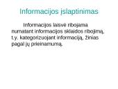 Informacijos laisvės ribojimas 10 puslapis