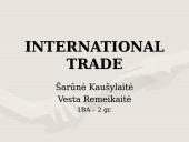 International trade
