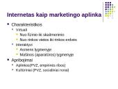 Interneto įtaka marketingo aplinkai 16 puslapis