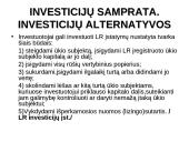Investicijų samprata bei jų valdymas 4 puslapis