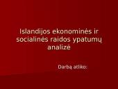 Islandijos socialinės ir ekonominės raidos ypatumai