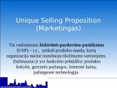 Išskirtinis pardavimo pasiūlymas (Unique Selling Proposition)