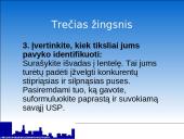 Išskirtinis pardavimo pasiūlymas (Unique Selling Proposition) 8 puslapis