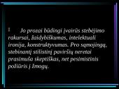 Jurgio Savickio biografija, kūrybos bruožai bei žymiausi kūriniai 9 puslapis