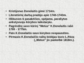 K. Donelaičio gyvenimas ir kūrinys "Metai"  2 puslapis