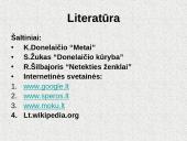 K. Donelaičio gyvenimas ir kūrinys "Metai"  8 puslapis