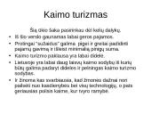 Kaimo turizmo ūkio šaka 2 puslapis