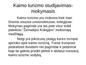 Kaimo turizmo ūkio šaka 3 puslapis