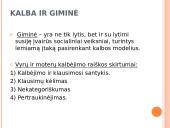 Kalba ir socialiniai veiksniai 11 puslapis
