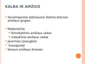 Kalba ir socialiniai veiksniai 13 puslapis