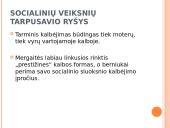 Kalba ir socialiniai veiksniai 18 puslapis