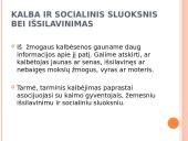 Kalba ir socialiniai veiksniai 6 puslapis