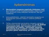 Kariniai ir politiniai veiksniai įtakojantys nacionalinį saugumą 11 puslapis