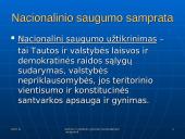 Kariniai ir politiniai veiksniai įtakojantys nacionalinį saugumą 4 puslapis