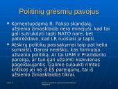 Kariniai ir politiniai veiksniai įtakojantys nacionalinį saugumą 10 puslapis