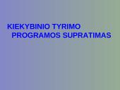 Kiekybinio sociologinio tyrimo programa 2 puslapis