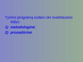 Kiekybinio sociologinio tyrimo programa 6 puslapis