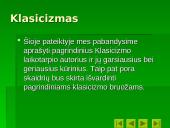 Klasicizmas (18a pabaiga – 19a pradžia) 2 puslapis