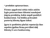 Konkurencinių pranašumų analizė 12 puslapis