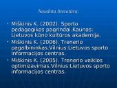 Kūrybinė sporto pedagogo veikla. Sportininkų kūrybingumo ugdymas 12 puslapis