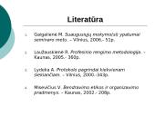 Kursų ir mokymų organizavimas 18 puslapis