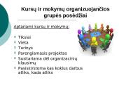 Kursų ir mokymų organizavimas 4 puslapis