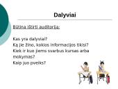 Kursų ir mokymų organizavimas 9 puslapis