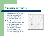 Kvadratinė funkcija 11 puslapis