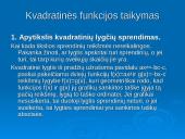 Kvadratinė funkcija su pavyzdžiais 11 puslapis