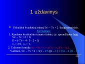 Kvadratinių trinarių skaidymas dauginamaisiais 5 puslapis