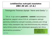 Laisvo prekių judėjimo išimtys: EBS 30 straipsnis 18 puslapis