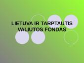 Lietuva ir tarptautinis valiutos fondas
