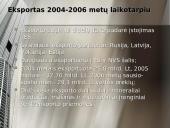 Lietuvos eksporto plėtra ir tendencijos 8 puslapis