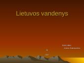 Lietuvos vandenys - ežerai, upės, jūra 1 puslapis