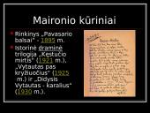 Maironio biografija, kūrybos bruožai, kūriniai  18 puslapis