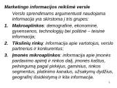 Marketingo informacija ir jos svarba 6 puslapis