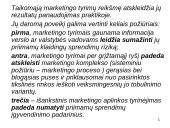 Marketingo informacija ir jos svarba 9 puslapis