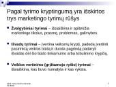 Marketingo tyrimų sudėtis 18 puslapis