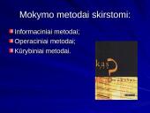 Šiuolaikinio ugdymo mokymo metodai 6 puslapis