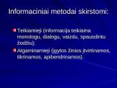 Šiuolaikinio ugdymo mokymo metodai 9 puslapis