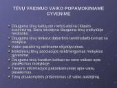 Mokinių tėvų ir mokyklos vaidmuo mokyklos kaitoje 11 puslapis