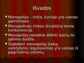Monopolinė rinka bei antimonopolinės politikos įgyvendinimas Lietuvoje 11 puslapis
