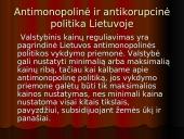 Monopolinė rinka bei antimonopolinės politikos įgyvendinimas Lietuvoje 9 puslapis