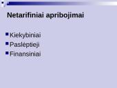 Netarifinės tarptautinės prekybos politikos priemonės 3 puslapis