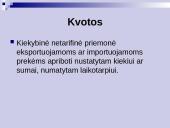 Netarifinės tarptautinės prekybos politikos priemonės 5 puslapis