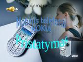 Nokia mobiliųjų telefonų pristatymas