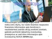 Nokia mobiliųjų telefonų pristatymas 8 puslapis